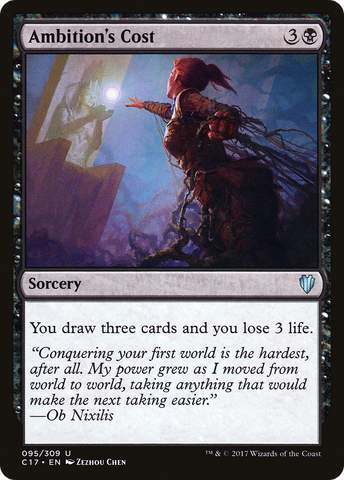 Ambition's Cost (C17-095)  - Commander 2017