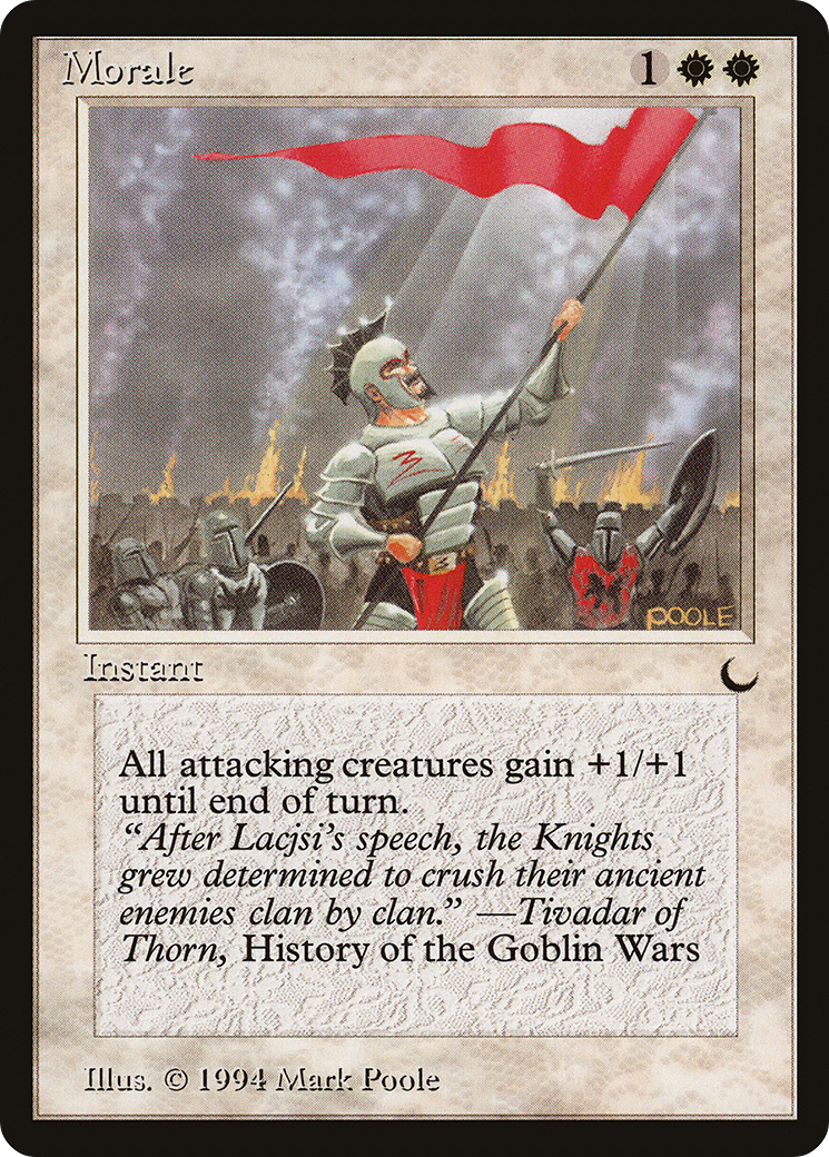 Morale (DRK-)  - The Dark