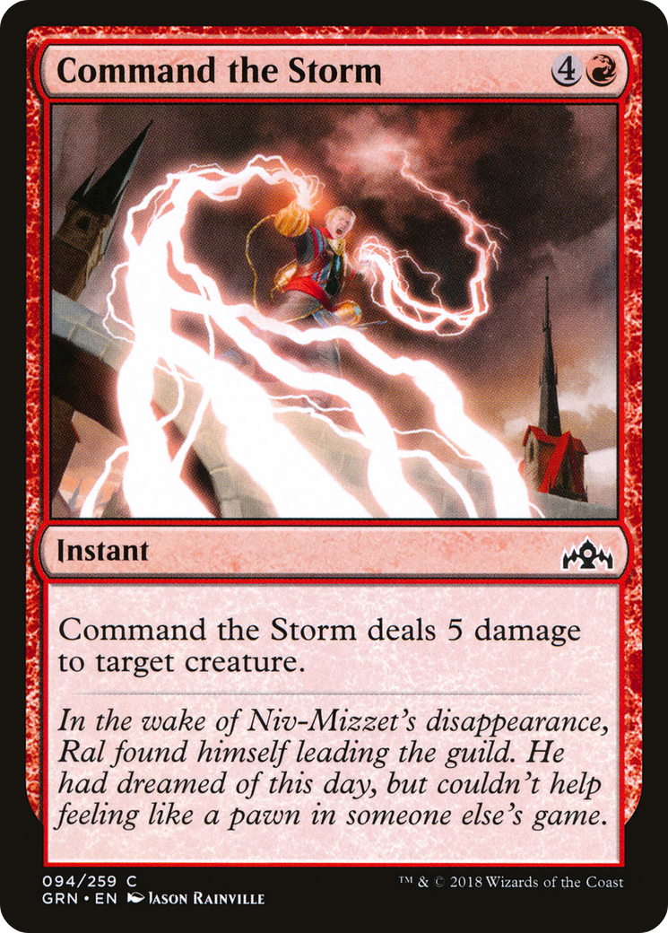 Command the Storm (GRN-094)  - Guilds of Ravnica