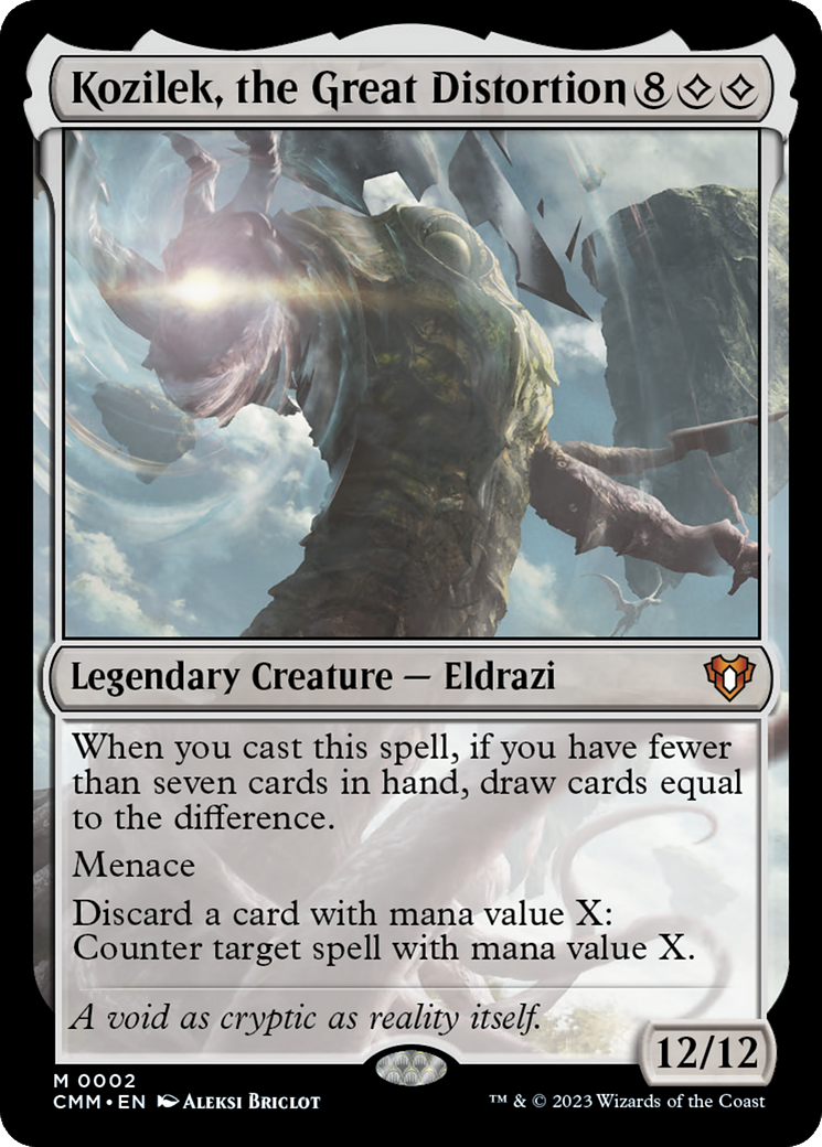 Kozilek, the Great Distortion (CMM-002)  - Commander Masters