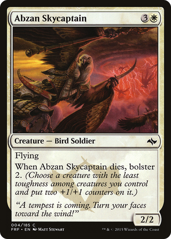 Abzan Skycaptain (FRF-004)  - Fate Reforged