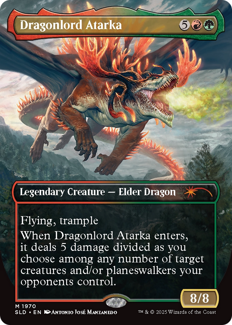 Dragonlord Atarka (SLD-1970)  - Secret Lair Drop (Borderless)