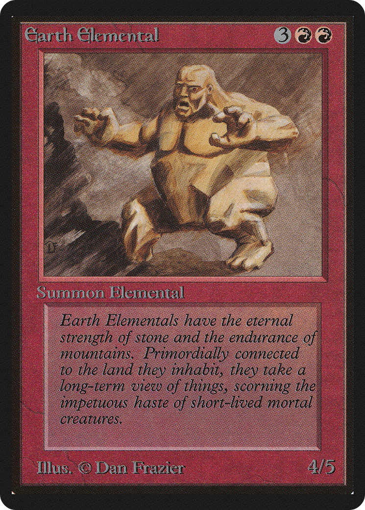 Earth Elemental (LEB-) - Limited Edition Beta