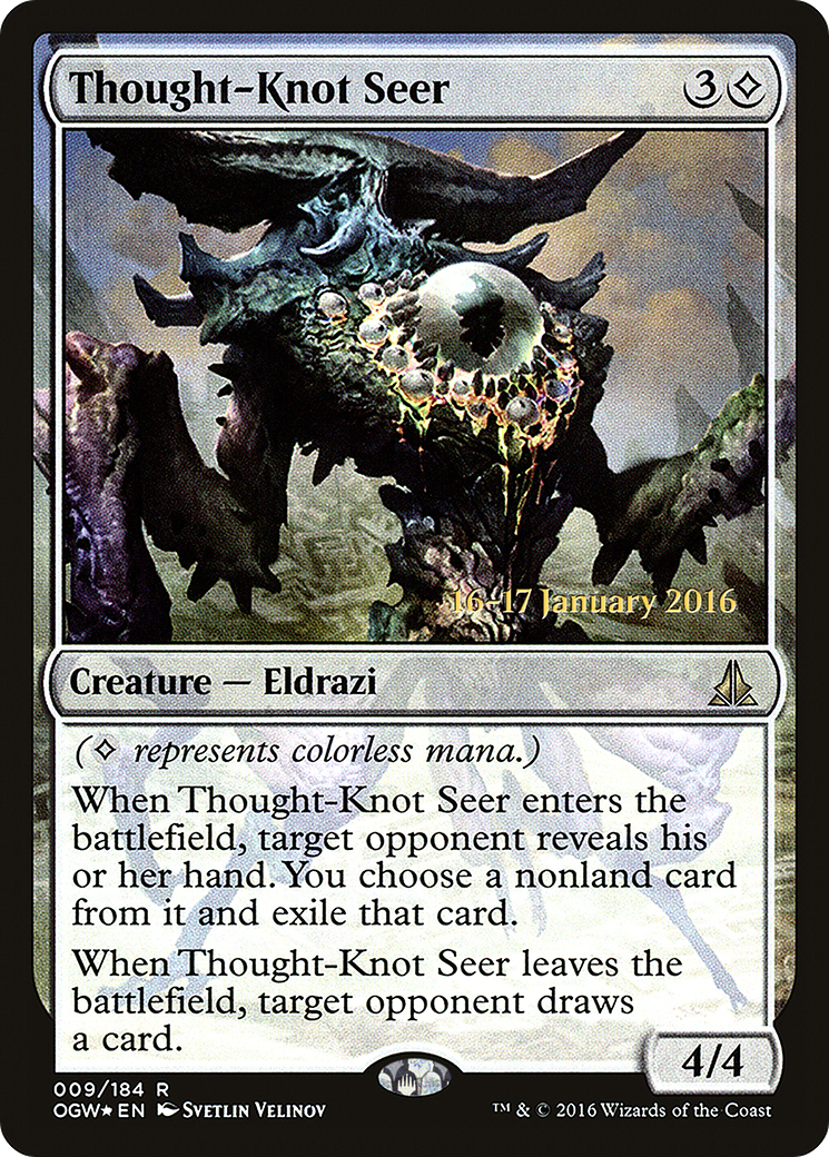 Thought-Knot Seer (PRE-009)  Foil - Oath of the Gatewatch Promos