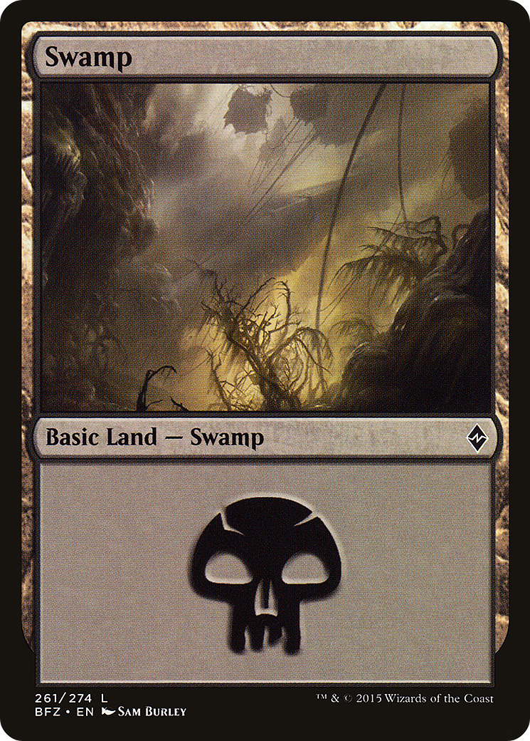 Swamp (261) (BFZ-261A) - Battle for Zendikar