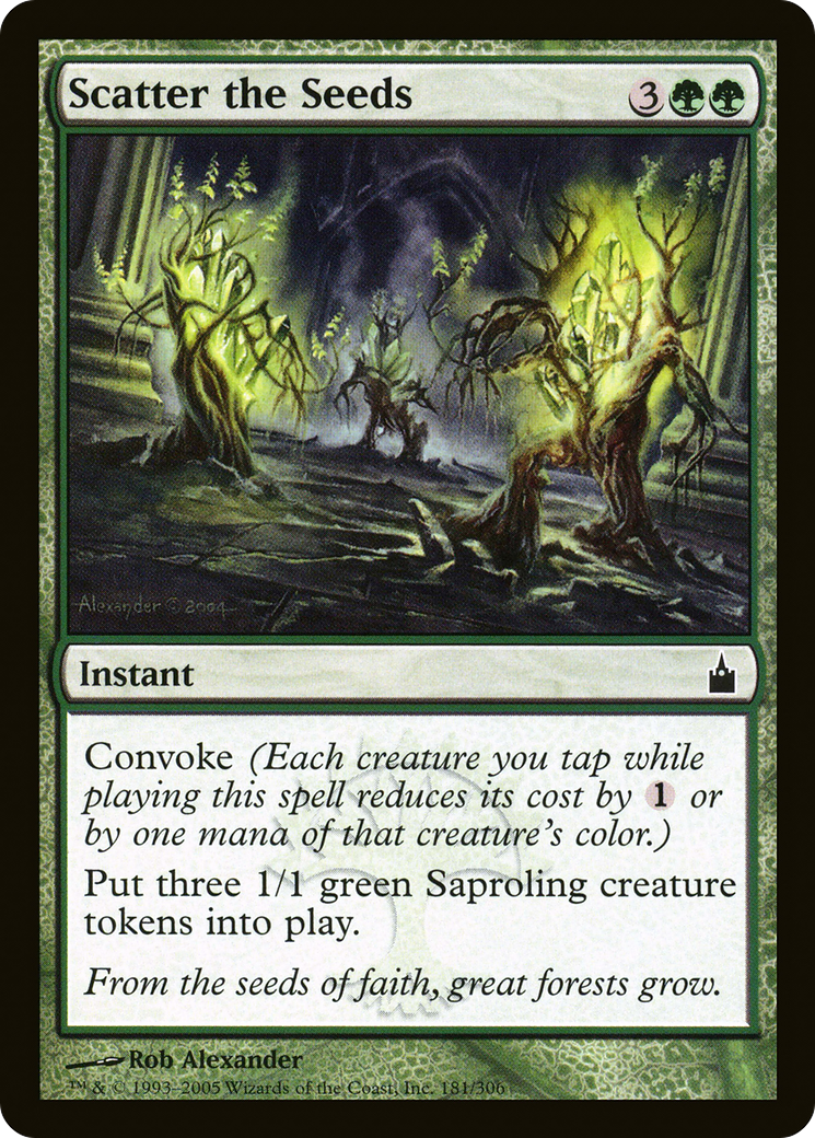 Scatter the Seeds (RAV-181)  - Ravnica: City of Guilds