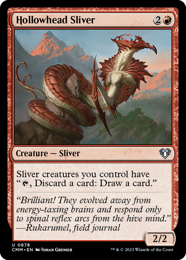 Hollowhead Sliver (CMM-878)  - Commander Masters