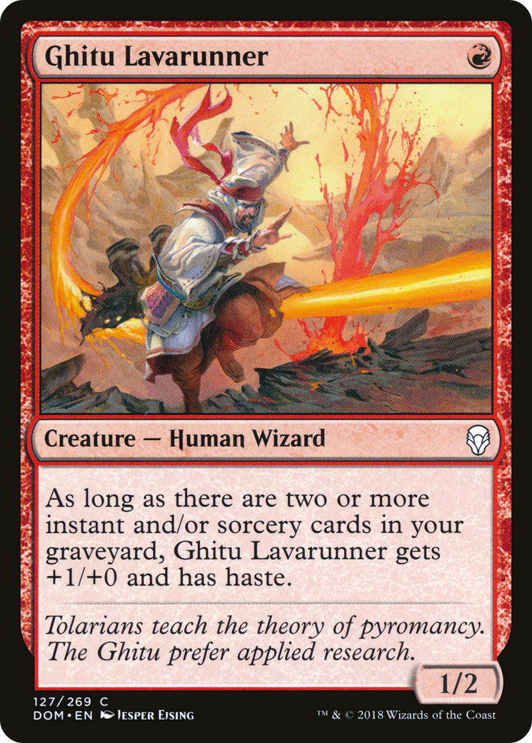 Ghitu Lavarunner (DOM-127)  Foil - Dominaria