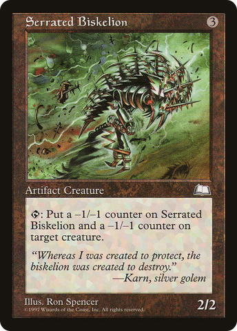 Serrated Biskelion (WTH-) - Weatherlight