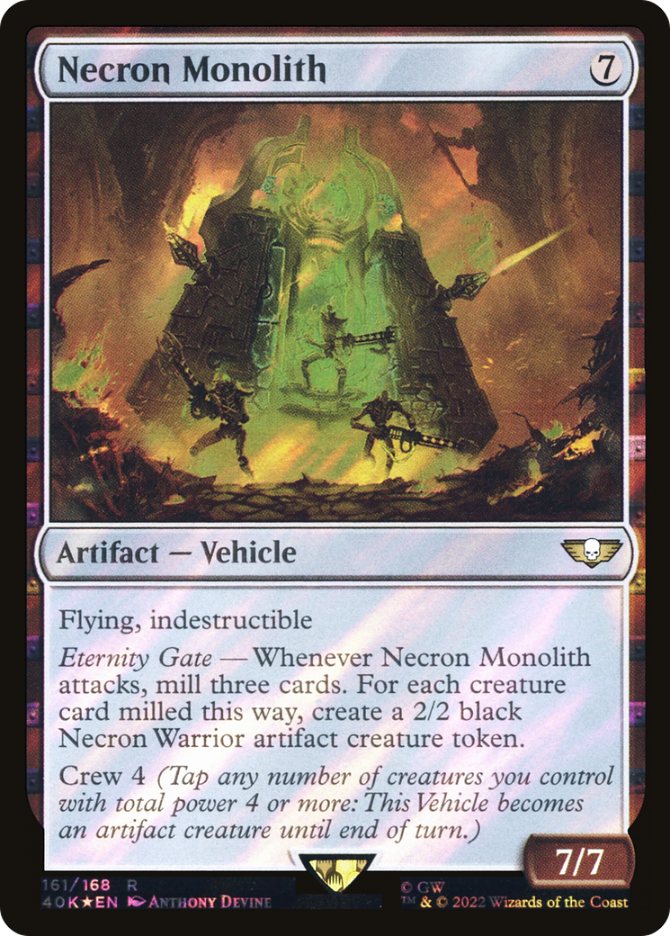 Necron Monolith (Surge Foil) [Universes Beyond: Warhammer 40,000]