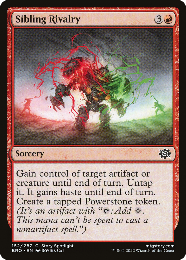 Sibling Rivalry (BRO-152)  Foil - The Brothers' War