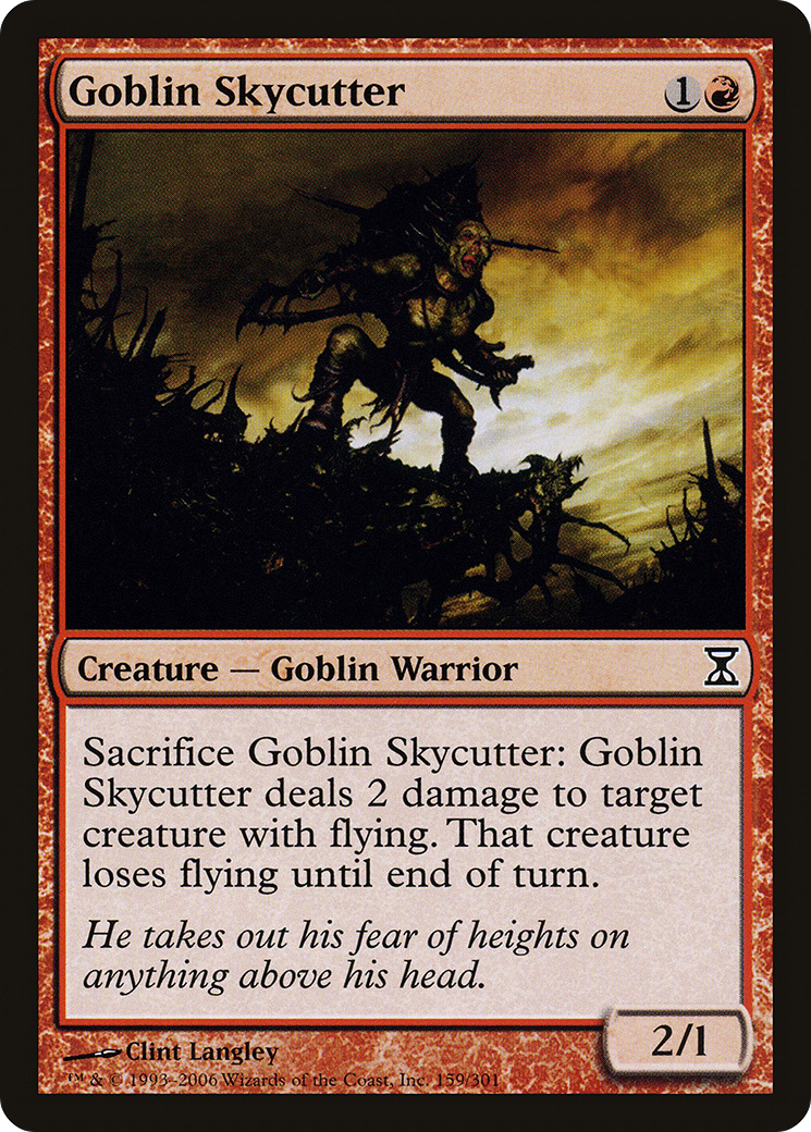 Goblin Skycutter (TSP-159)  Foil - Time Spiral