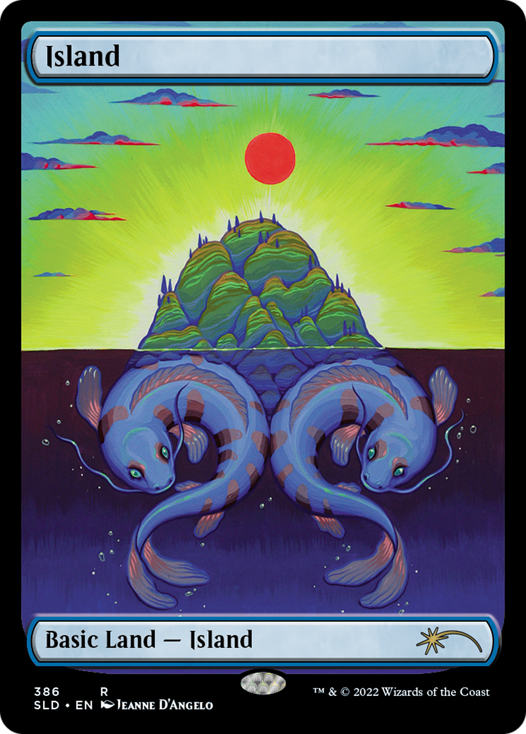 Island (386) (SLD-386)  Foil - Secret Lair Drop