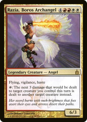 Razia, Boros Archangel (RAV-223)  Foil - Ravnica: City of Guilds