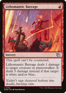 Lithomantic Barrage (MOM-152)  Foil - March of the Machine