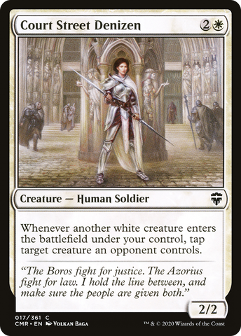 Court Street Denizen (CMR-017)  - Commander Legends