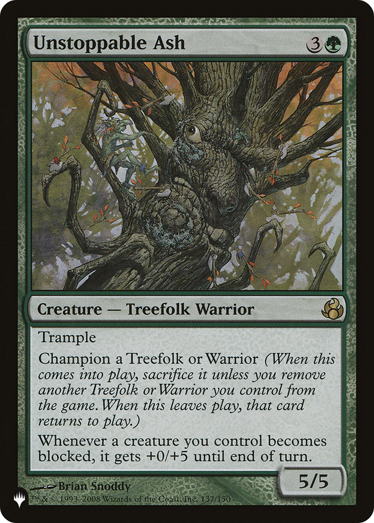 Unstoppable Ash (LIST-137/150)  - The List
