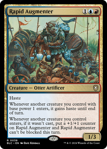 Rapid Augmenter (BLC-038)  - Bloomburrow Commander