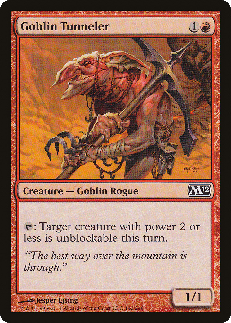 Goblin Tunneler (M12-142)  Foil - Magic 2012