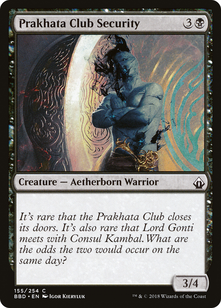 Prakhata Club Security (BBD-155)  - Battlebond