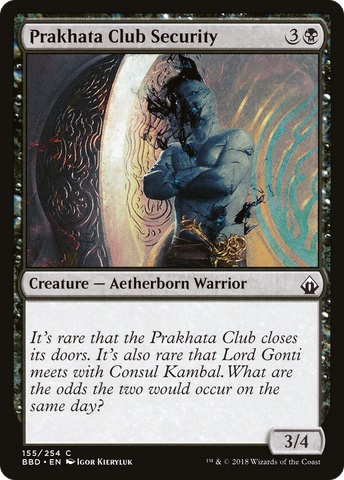 Prakhata Club Security (BBD-155)  Foil - Battlebond