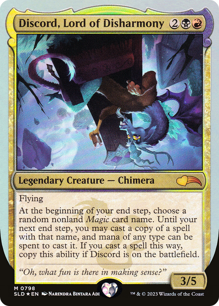 Discord, Lord of Disharmony (SLD-798)  - Secret Lair Drop