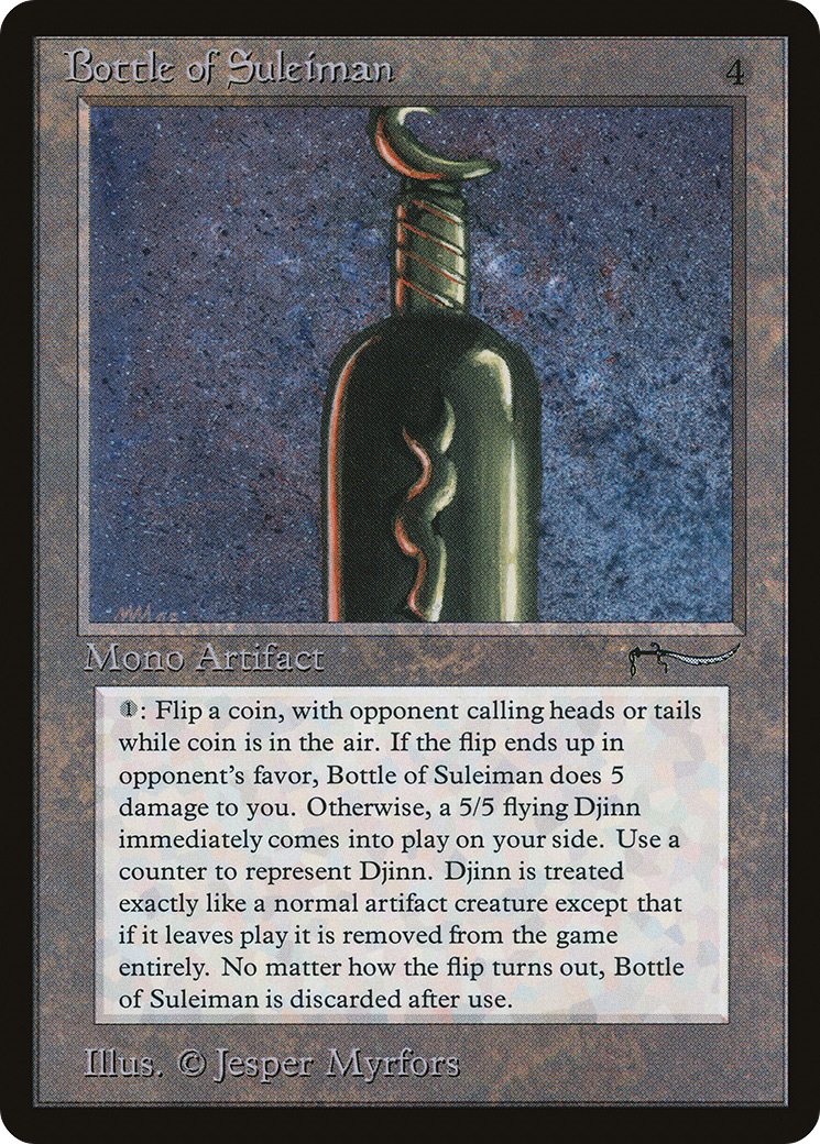 Bottle of Suleiman (ARN-)  - Arabian Nights