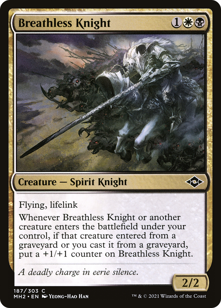 Breathless Knight (MH2-187)  - Modern Horizons 2
