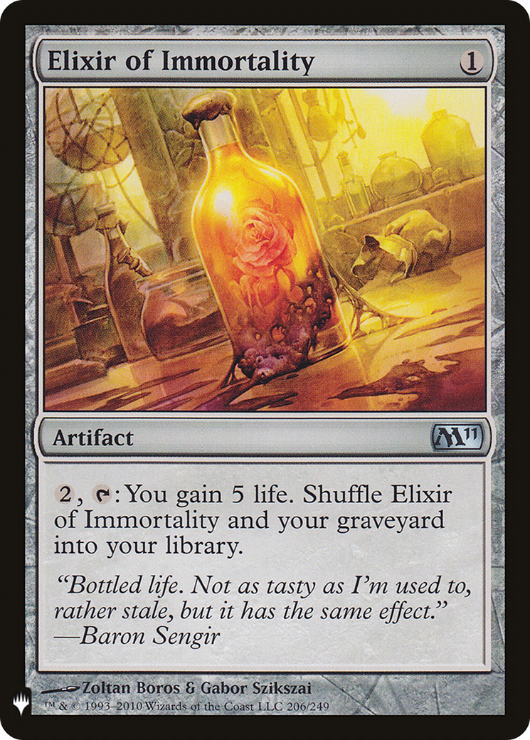 Elixir of Immortality (LIST-206)  - The List
