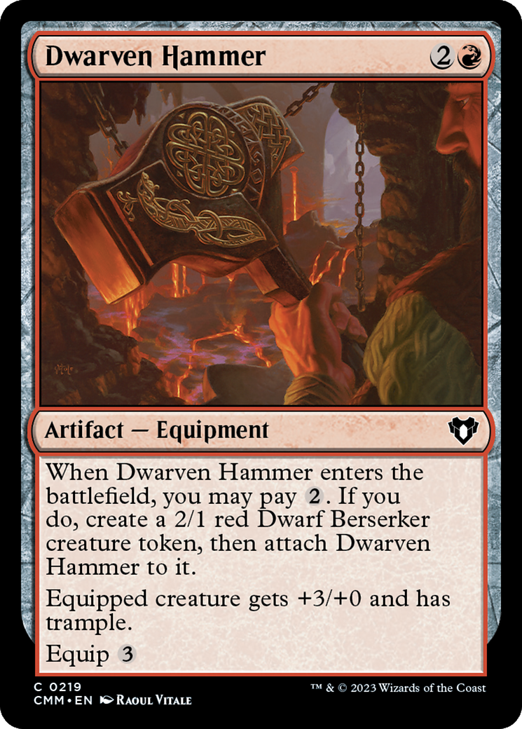 Dwarven Hammer (CMM-219)  - Commander Masters