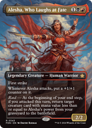 Alesha, Who Laughs at Fate (Borderless) (FDN-343)  Foil - Foundations