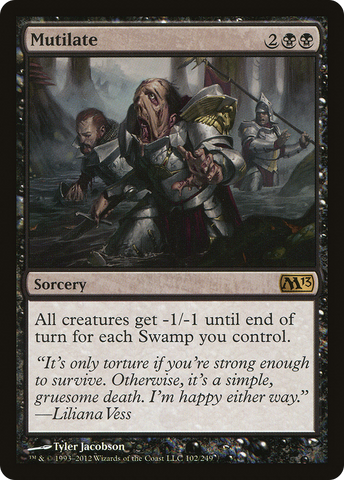 Mutilate (M13-102)  Foil - Magic 2013