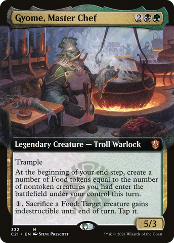 Gyome, Master Chef (Extended Art) (C21-332)  - Commander 2021: (Extended Art)