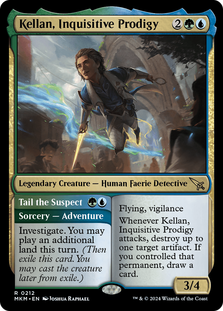 Kellan, Inquisitive Prodigy (MKM-212)  Foil - Murders at Karlov Manor