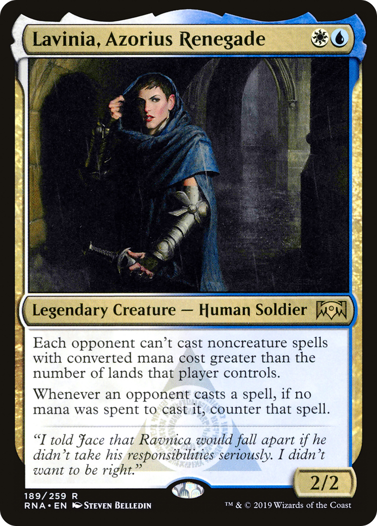 Lavinia, Azorius Renegade (RNA-189)  - Ravnica Allegiance
