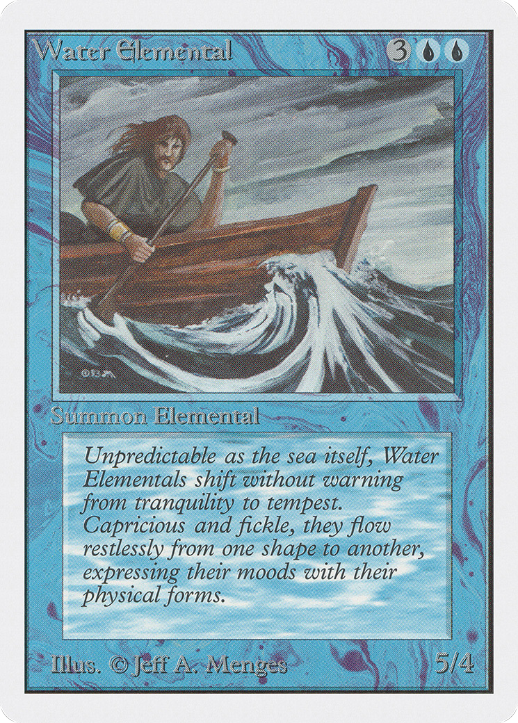Water Elemental (2ED-)  - Unlimited Edition
