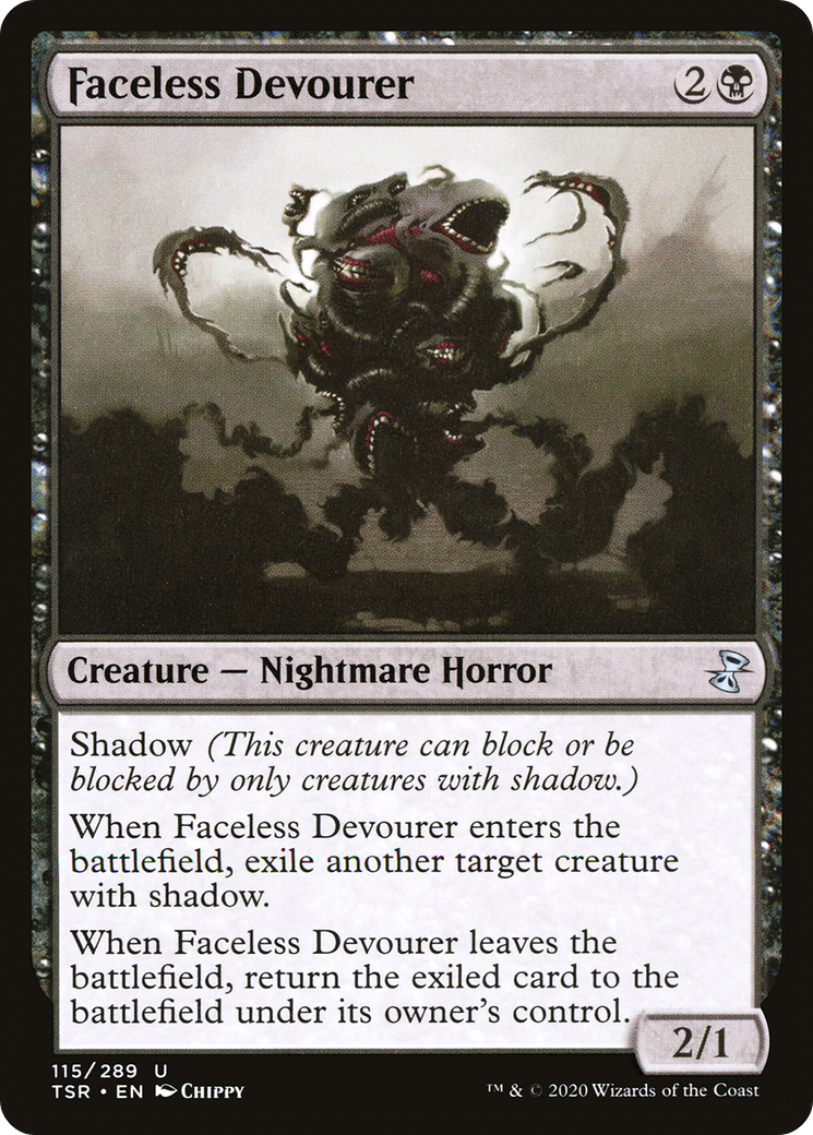 Faceless Devourer (TSR-115)  Foil - Time Spiral Remastered