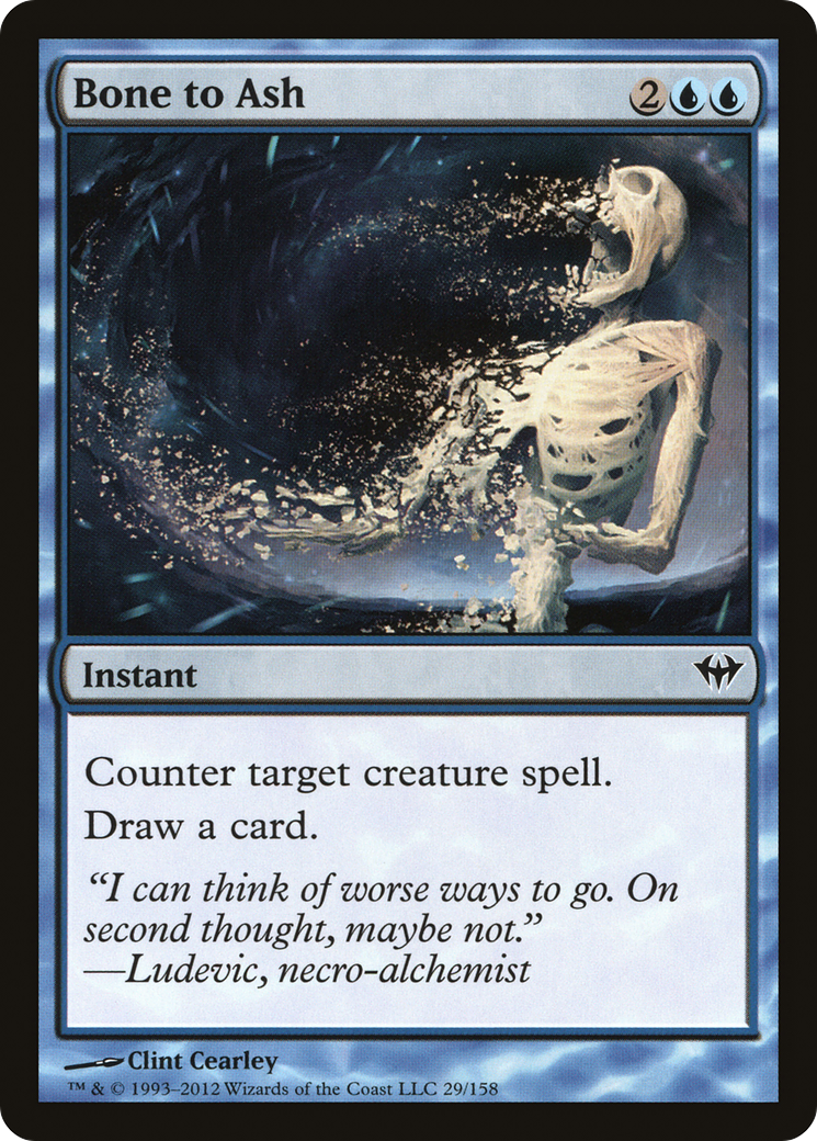 Bone to Ash (DKA-029)  Foil - Dark Ascension