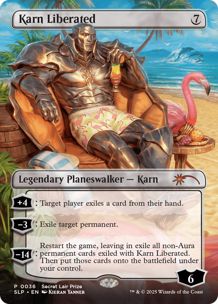 Karn Liberated (SLP-036)  - Secret Lair Showdown (Borderless)