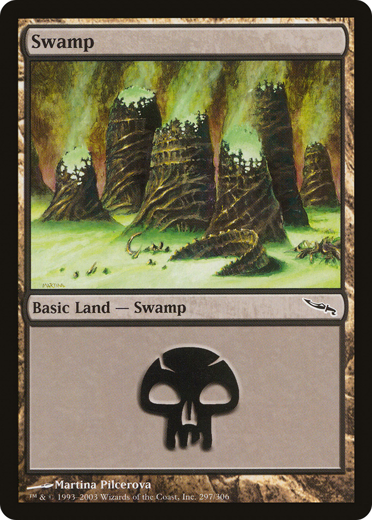 Swamp (297) (MRD-297) - Mirrodin Foil