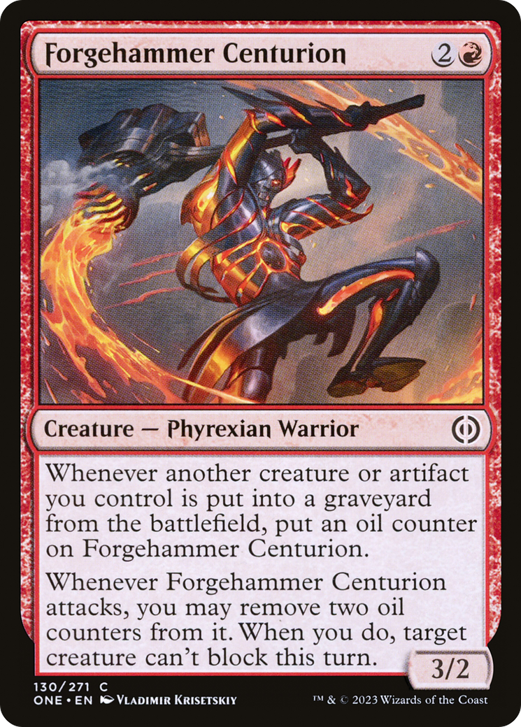 Forgehammer Centurion (ONE-130)  Foil - Phyrexia: All Will Be One
