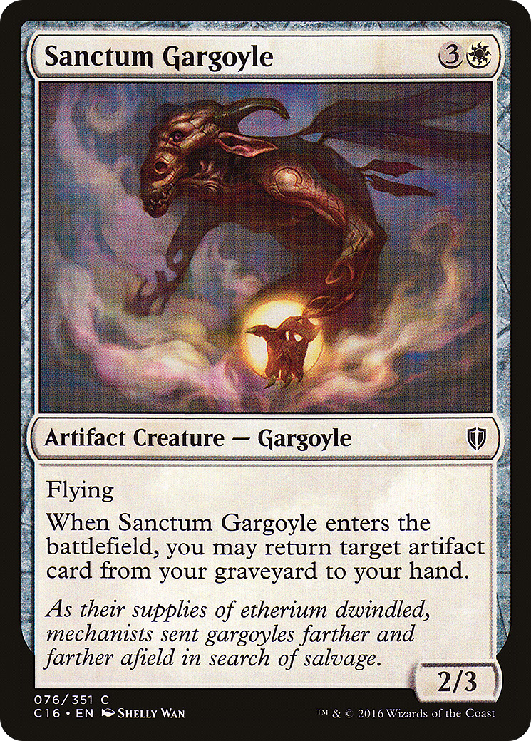 Sanctum Gargoyle (C16-076)  - Commander 2016