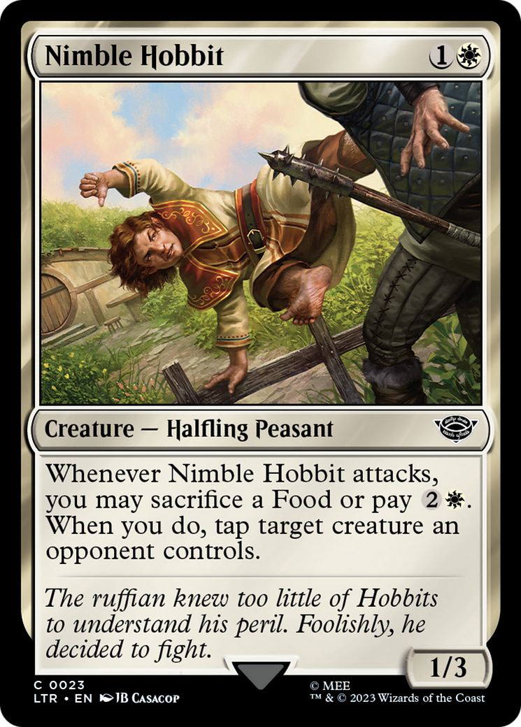 Nimble Hobbit (LTR-023) - The Lord of the Rings: Tales of Middle-earth Foil