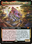 Kaima, the Fractured Calm (Extended Art) (NEC-074) - Neon Dynasty Commander: (Extended Art)