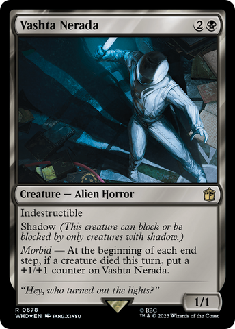Vashta Nerada (Surge Foil) (WHO-678)  Foil - Doctor Who