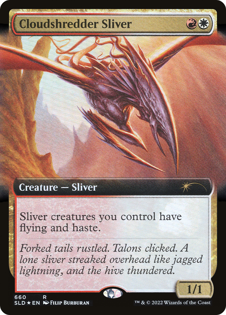 Cloudshredder Sliver (Extended Art) (SLD-660) - Secret Lair Drop: (Extended Art) Foil