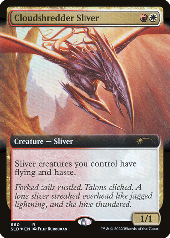 Cloudshredder Sliver (Extended Art) (SLD-660)  Foil - Secret Lair Drop: (Extended Art)