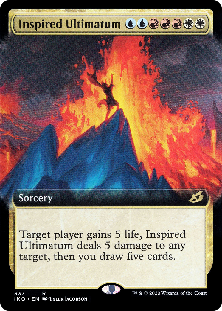 Inspired Ultimatum (Extended Art) (IKO-337)  - Ikoria: Lair of Behemoths: (Extended Art)