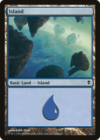 Island (234a) (ZEN-234A) - Zendikar