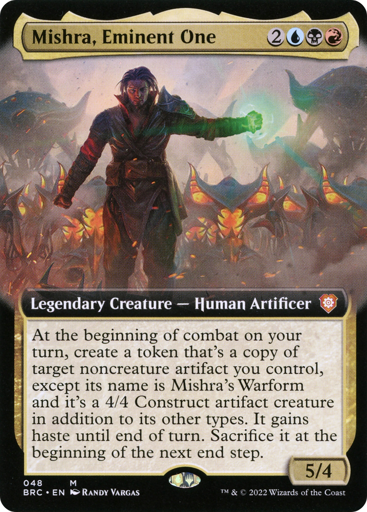 Mishra, Eminent One (Extended Art) (BRC-048)  - The Brothers' War Commander: (Extended Art)